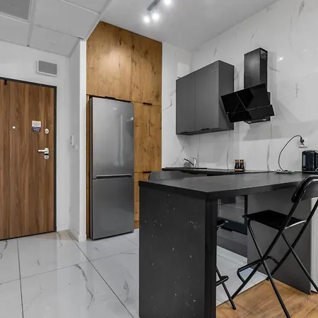 Business - Air Conditioning, 10th Floor, View, Balcony - By Rentujemy Apartment Warsaw