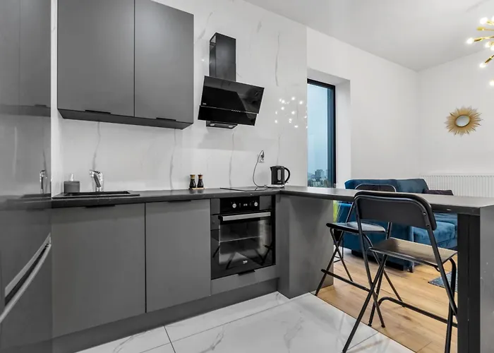 Business - Air Conditioning, 10th Floor, View, Balcony - By Rentujemy وارسو