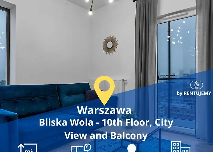 شقة Business - Air Conditioning, 10th Floor, View, Balcony - By Rentujemy *